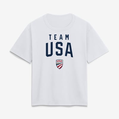 Team USA Women's Summer Games Cycling T-Shirt - White